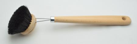 Spülbürste StandardPlus, extra breiter Griff sorgt für sehr guten Halt. Mit schwarzem Rosshaar. Bürstenfabrik Keller in Todtnau. Traditionsunternehmen seit 1869. Qualität Made in Germany.
